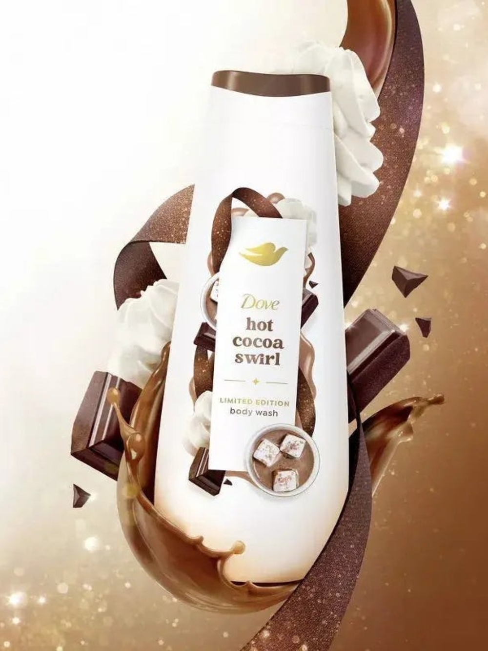 Dove Hot Cocoa Swirl Limited Edition Body Wash